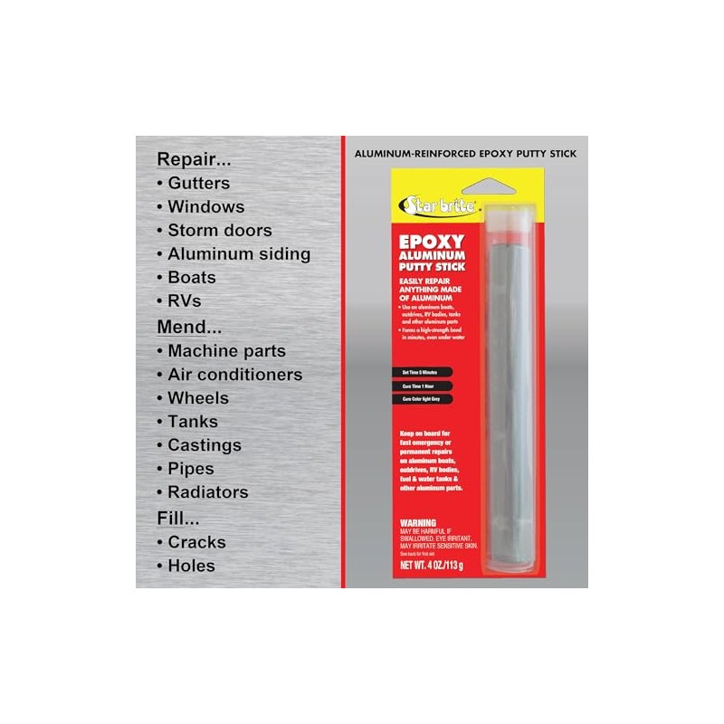Star Brite Masilla epoxi de 4 onzas – Reparaciones rápidas