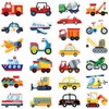 500 Pcs Transportation Stickers Cars Bus Trucks Airplane Ship Stickers