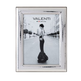 Valenti&Co. Photo Frame - Silver in Hammered Look - Shiny Wedding, Birthday of Friends or for Parents - for Photos in the Format 15 x 20 cm