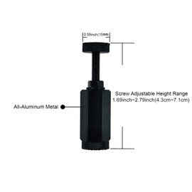 Airgoo Graphics Card GPU Brace Support, Video Card Sag Holder Bracket, GPU Stand, Middle - Screw Adjustable Height Range 1.69inch~2.79inch(4.3cm~7.1cm), All-Aluminum Metal, in-Built Magnet