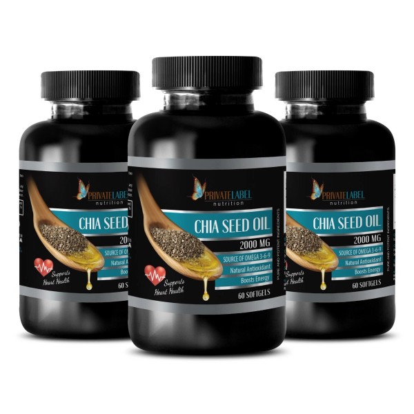 PRIVATE LABEL Heart disease prevention - CHIA SEED OIL -
