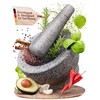 ChefSofi 1.5 Cup-Capacity Mortar and Pestle Set - Unpolished Heavy