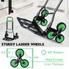 Heavy-Duty 330LB Capacity Hand Truck with Stair-Climbing Wheels & One-Touch