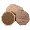 Marbco Sandstone Water Absorbent Hand Crafted Octagon Coasters for Drinks-