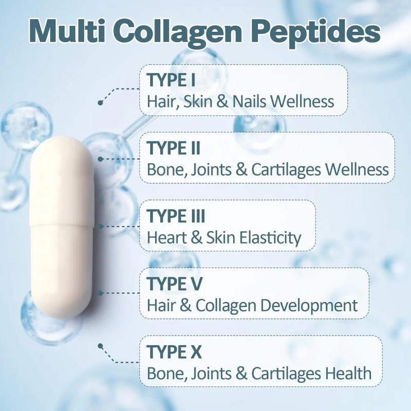 Totaria Colageno 18 En 1 Acido Hialuronico 120 Capsulas Sin