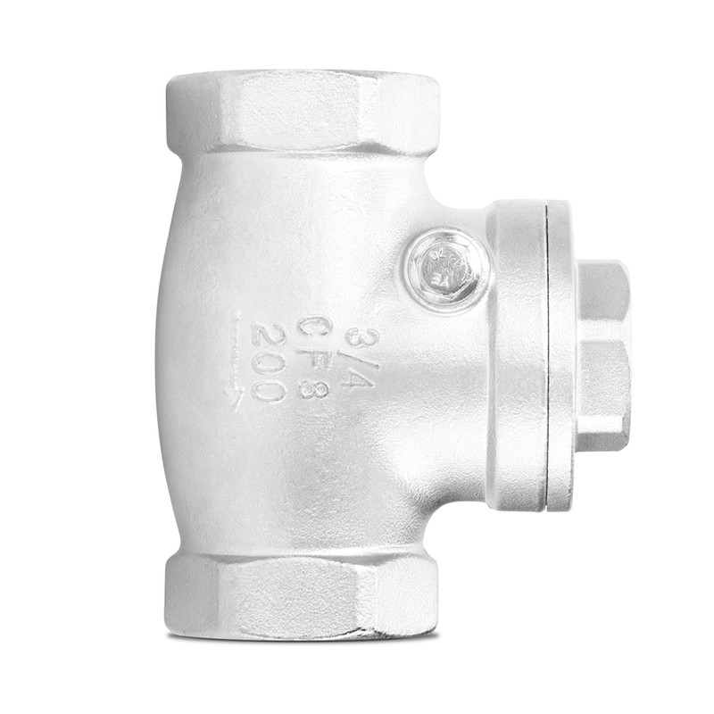 ERGAOBOY Swing Check Valve, 3/4" BSP Female SUS 304 Check