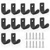 LZYDKH Pack of 12 Tarpaulin Hooks, Flat Hooks, 35 x