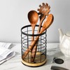 IGITANGAZA Utensil Holder for Kitchen Rotating Utensil Crock for Countertop,