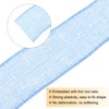 MECCANIXITY Burlap Ribbon Fabric Wired Edge Ribbons Light Blue 1-1/2