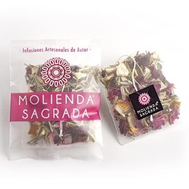 Molienda Sagrada Tisana Limonada RosaInfusión Herbal  15 sachets biodegradables