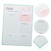 TEHAUX Portable Planner Notepad Delicate Daily Plan Pad for Scheduling