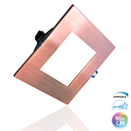 NICOR Lighting DLE621205KSQAC Recessed Lighting Kit, Aged Copper