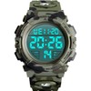 L LAVAREDO Mens Digital Watch Sports Military Watches Waterproof Outdoor