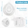 Shower Knob Replacement, Transparent Acrylic Shower Faucet Handle Bathtub Knobs