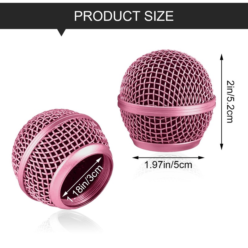 Microphone Head Replacement, Steel Mesh Heads, Radiator Microphone Ball Replacement