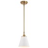 Nuvo Dover - 1 Light Small Pendant in Mid-Century Modern
