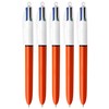 BIC 4 Colours Original Ballpoint Pens, Multi Coloured All In