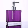 Bathroom Accessory Set,5 Pcs/Set Acrylic Brush Holder/Emulsion Bottle/Soap Dish/Gargle Cup