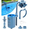 KIrSwp Above Ground Pool Skimmer | Wall Mount Surface Skimmer-Adjustable