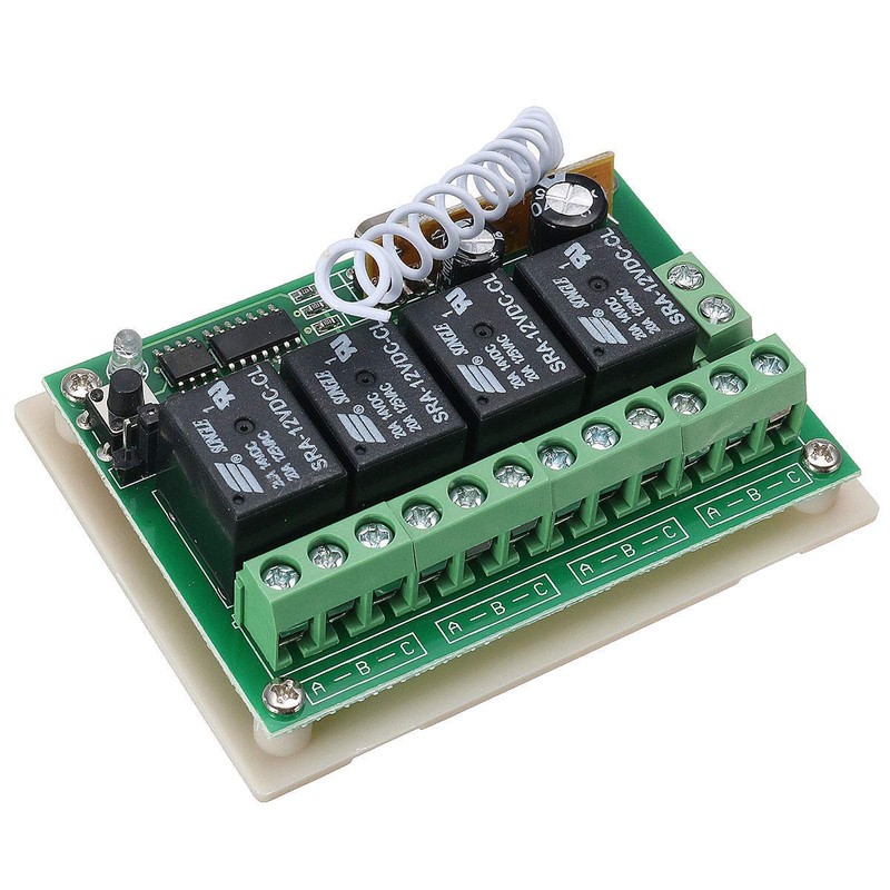 Riloer Radio Remote Control RF Switch 12 V 4CH Channel