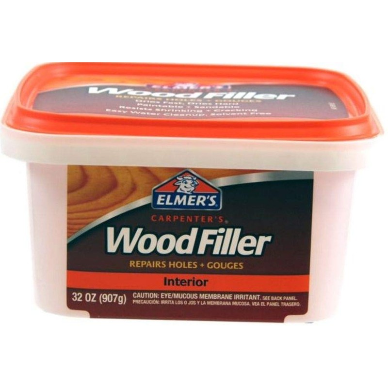 Elmer's E842L Carpenter's Interior Wood Filler; 32 Ounce; Ideal for