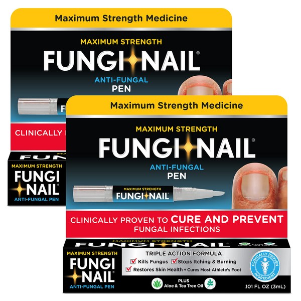 Fungi-Nail, Pen applicator Anti-fungal Solution 0.10 Fl Oz (Pack of 2)