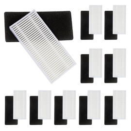 Filters Replacement Parts Fit for Eufy RoboVac 11S, Eufy 25C, RoboVac 30, Eufy 30C, Eufy 15C, Eufy Robovac 35C, RoboVac 12, RoboVac 15T, RoboVac 11S Plus Filters, Pack of 10
