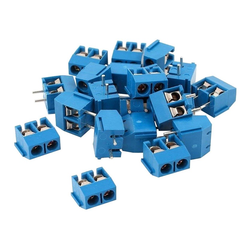 GTIWUNG Pack of 100 5 mm 2 Pin PCB Mount