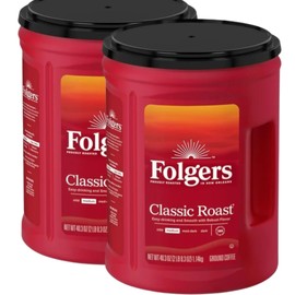 Classic Roast Ground Coffee, 40.3 Ounces, 2 Pack