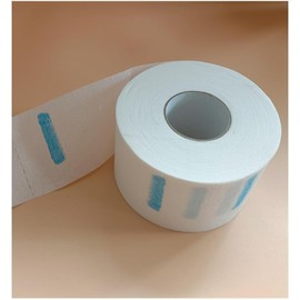1Roll White Haircutting Strips Hairdressing Stretchy Neck Band Neck Paper Tissue Hair Removal Waxing Strips for Barber Shop Hair Cutting Styling Salon Accessories