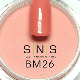SNS Healthy Natural Nails SNS Nail Dip Powder, Gelous Color Dipping Powder - Hibiscus (Orange/Coral) - Long-Lasting Acrylic Nail Color & Polish Lasts 14 Days - Odor-Free & No UV Lamp - 1oz