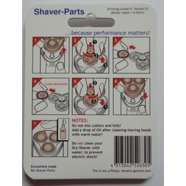 Shaver-Parts 6669000250 Scherköpfe