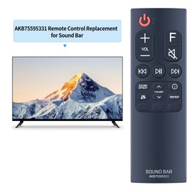 AKB75595331 Remote Control Replacement for LG Soundbar System SL4Y SL5Y SL6Y SL7Y SL8Y SL9Y SL10Y SN5Y SN6Y SN7Y SN7R SNC4R SN7CY SPN5B-W SPL5B-W AKB75595361, Soundbar Remote Alternative
