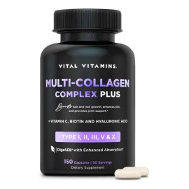 Vital Vitamins Multi-collagen Complex Plus Piel Uñas Cabello                                                                                          