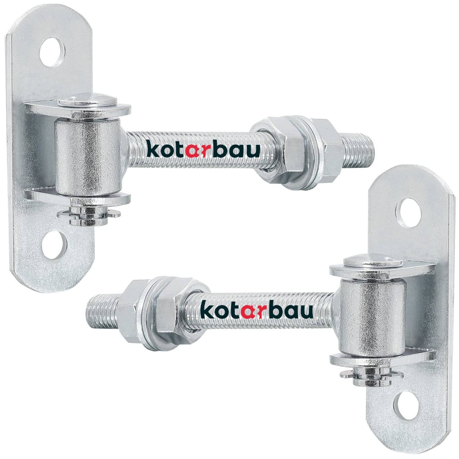KOTARBAU® Set of 2 Adjustable Gate Hinges M12 The Perfect Solution for ...