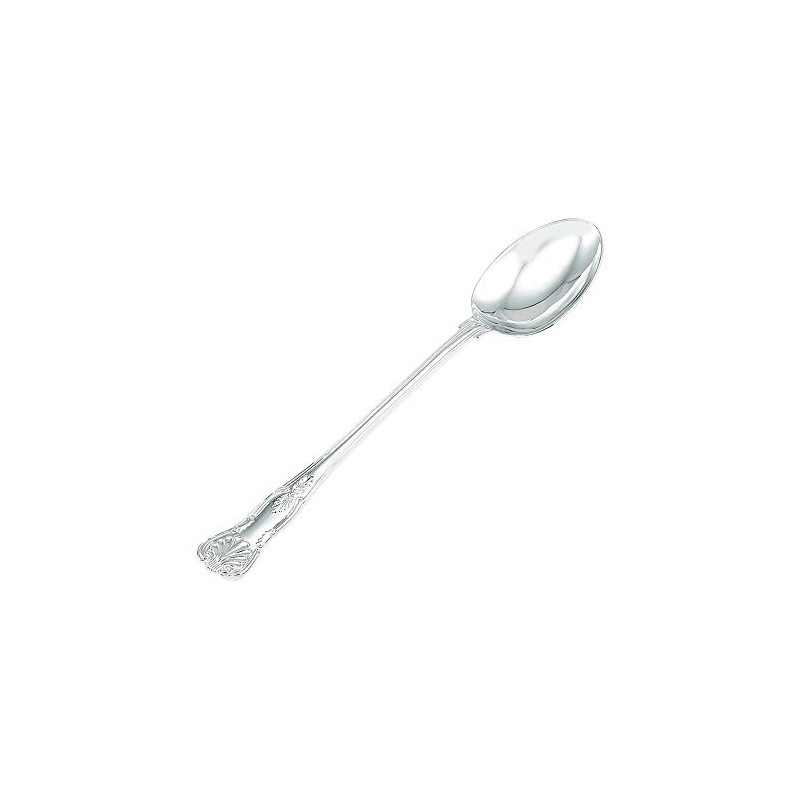 12.75" Nickel-Plated King's Pattern Non-Tarnish Stuffing Spoon