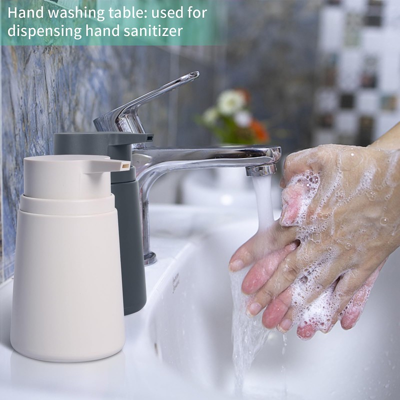 Topsky Soap Dispenser with Plastic Pump, 320ml Liquid Hand Soap