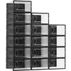 Foluck Shoe Storage Box, 15 Pack Clear Plastic Stackable Shoe