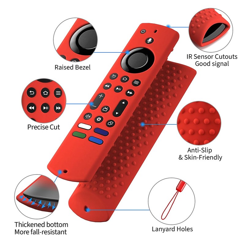Silicone Remote Cover for Fire TV Stick 4K Max Streaming