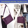 Voova 17 17.3 Inch Laptop Bag Briefcase, Expandable Multi-function Shoulder