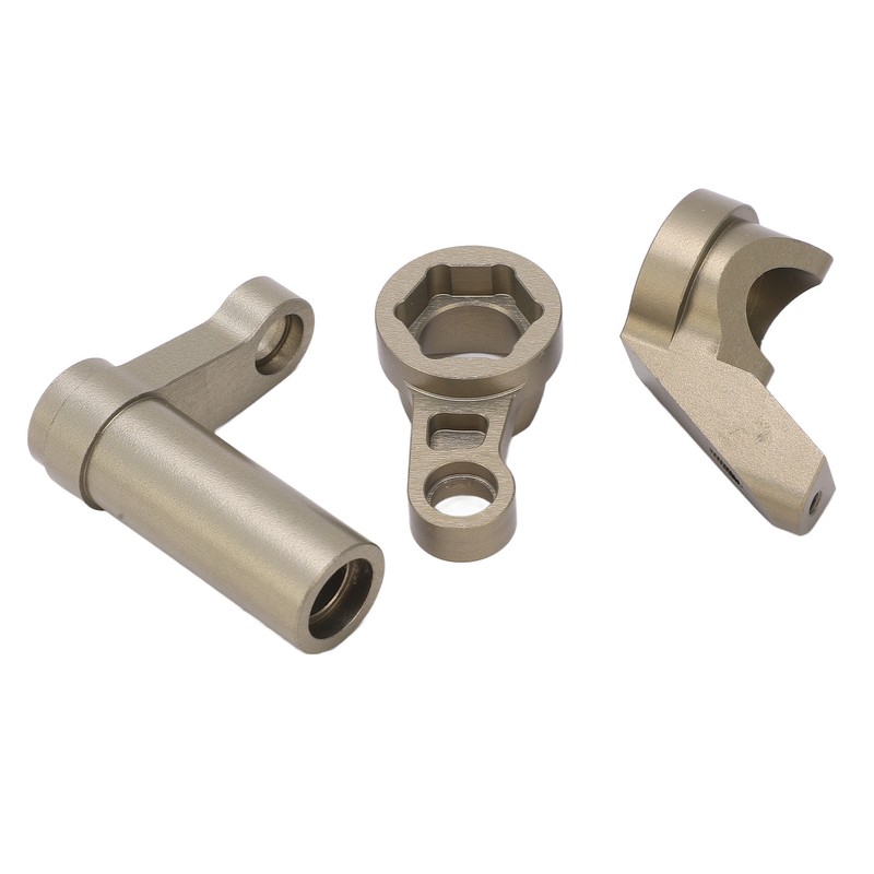 RC Steering Knuckle Kit Aluminum Alloy Shock Absorption Steering Assembly