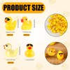 100 x Mini Ducks, Small Yellow Ducks, Miniature Figures, Mini