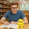 Caution Overstimulated Desk Sign,Humor Warning Signage,Funny Office Desk Decor Gift
