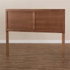 Baxton Studio Raya Mid-Century Modern Walnut Brown Finished Wood Full