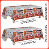 Fireman Tablecloths, 3-Piece Fireman Party Tablecloth Set - Fire Engine