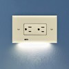 SnapPower GuideLight Plus - LED Bright/Dim/Off Sensor Night Light -