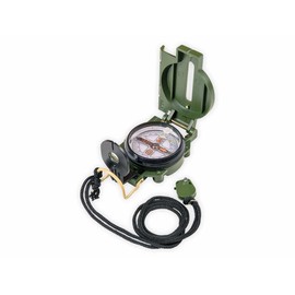 Happy People 19351 - Echter Scout Taschenkompass für Entdecker Metallgehäuse