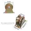 KEILEOHO 4 PCS 2 Inch V Groove Wheel,Electroplated Anti Corrosion