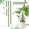 Duspro Green Stackable Mesh Moss Pole for Plants Climbing Vine