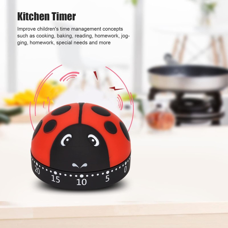 QANYEGN Kitchen Timer, Mechanical Wind Up Timer, 60 Minutes Mechanical